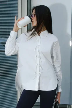 Find Me Now - Genevieve Shirt - Bright White