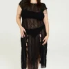 Find Me Now - Mariposa Lace Midi Dress - Night