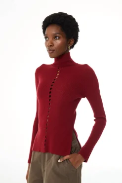Find Me Now - River Knit Long Sleeve - Sangria