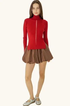 Find Me Now - River Knit Long Sleeve - Sangria