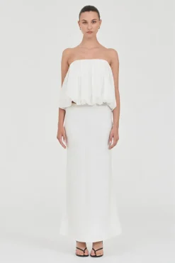 Friend Of Audrey - Bubble Linen Top - White