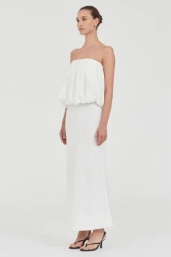Friend Of Audrey - Bubble Linen Top - White