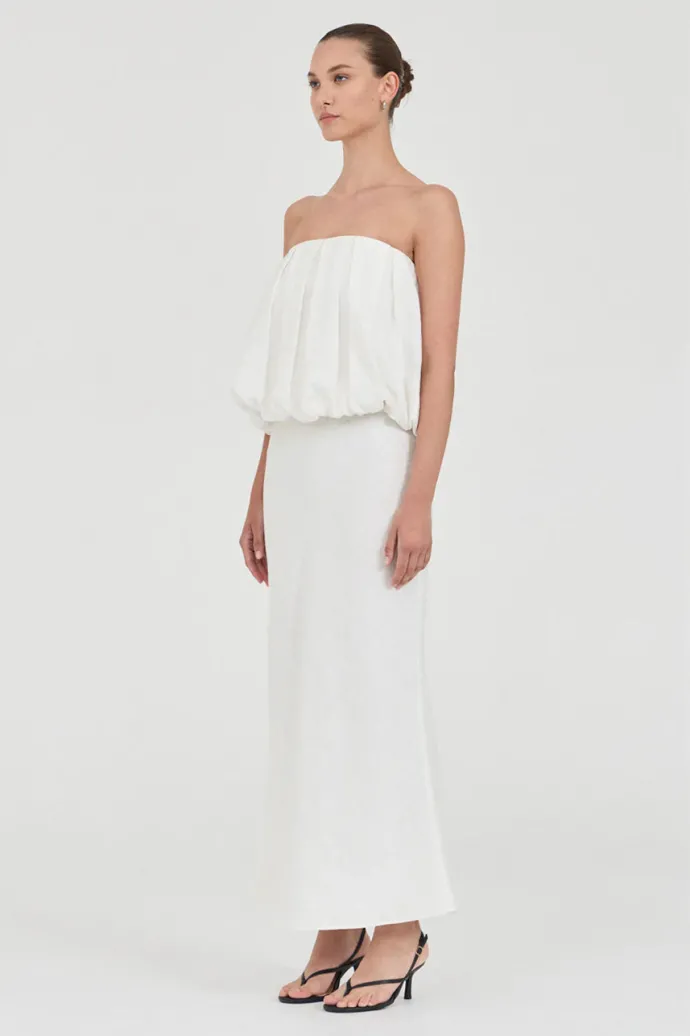 Friend Of Audrey - Bubble Linen Top - White