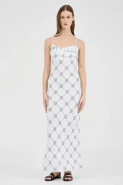 Friend Of Audrey - Seashell Linen Singlet Dress - Seashell