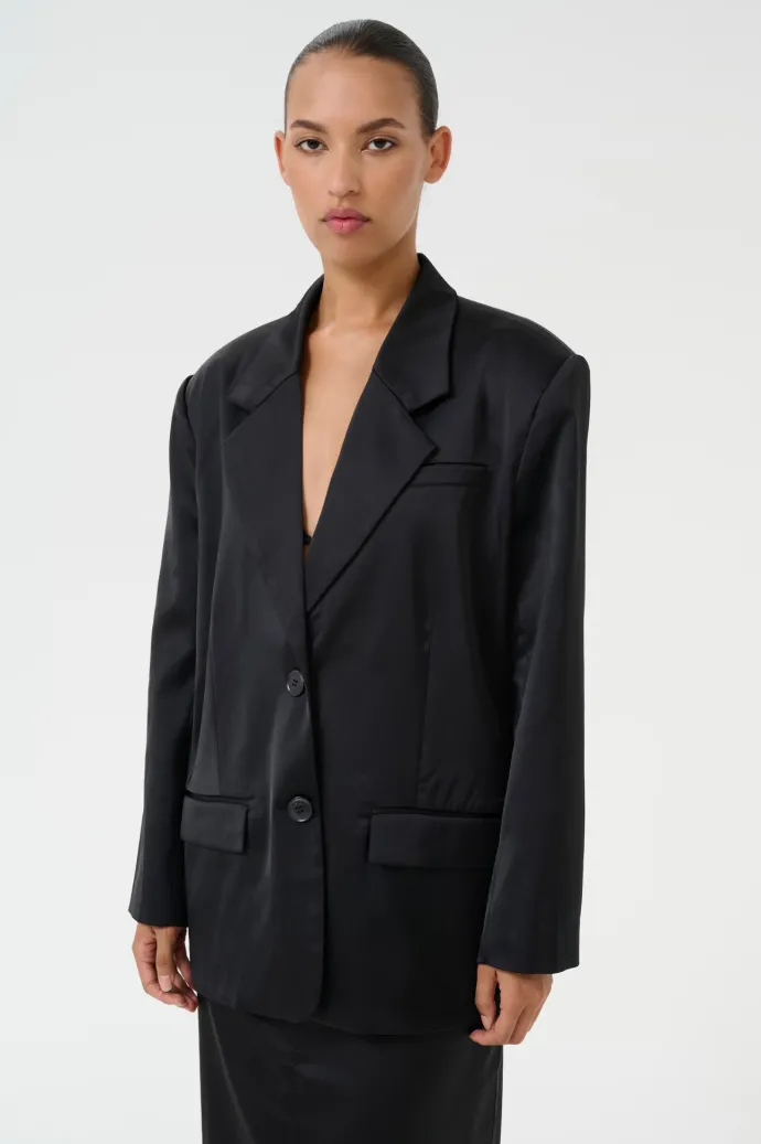 Gestuz - YacmineGZ OZ Blazer - Black