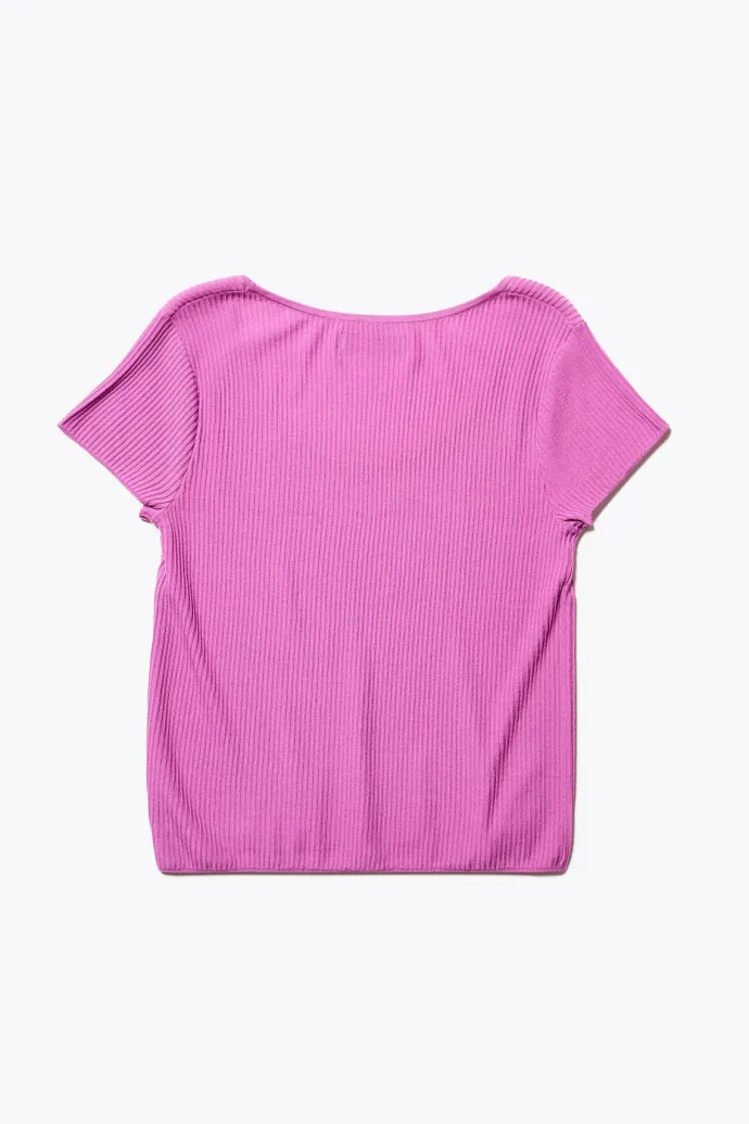 Kloke - Celsius Knit T-Shirt - Fushia