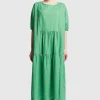 Kloke - Gradient Dress - Green Floral
