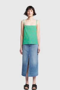 Kloke - Minaret Cami - Green Floral