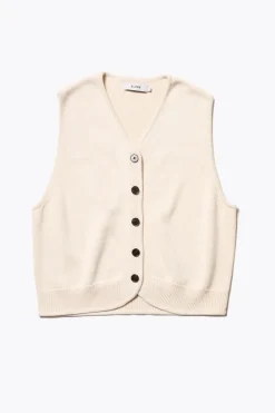 Kloke - Ritual Knit Vest - Ecru