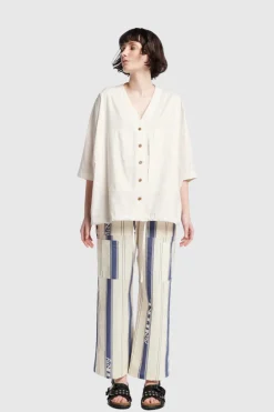 Kloke - Ruins S/S Top - Ecru