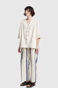 Kloke - Ruins S/S Top - Ecru