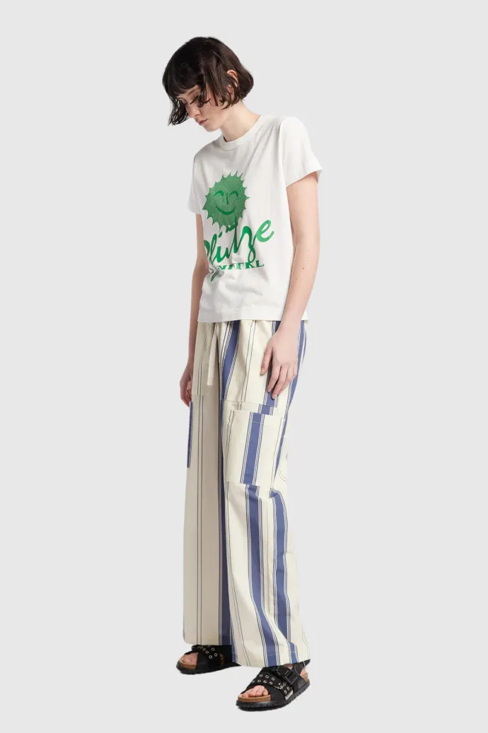 Kloke -Pfutze Aer Vital Print T-Shirt - Off White