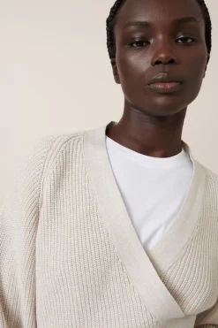 Kowtow - Composure Cardigan - Oat Melange
