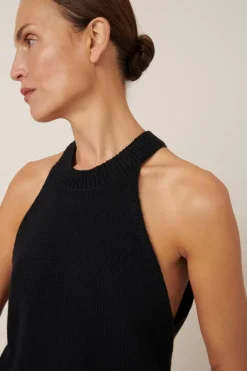 Kowtow - Ebony Singlet - Black
