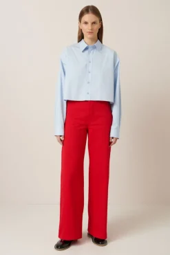 Kowtow - Lauren Shirt - Sky Blue