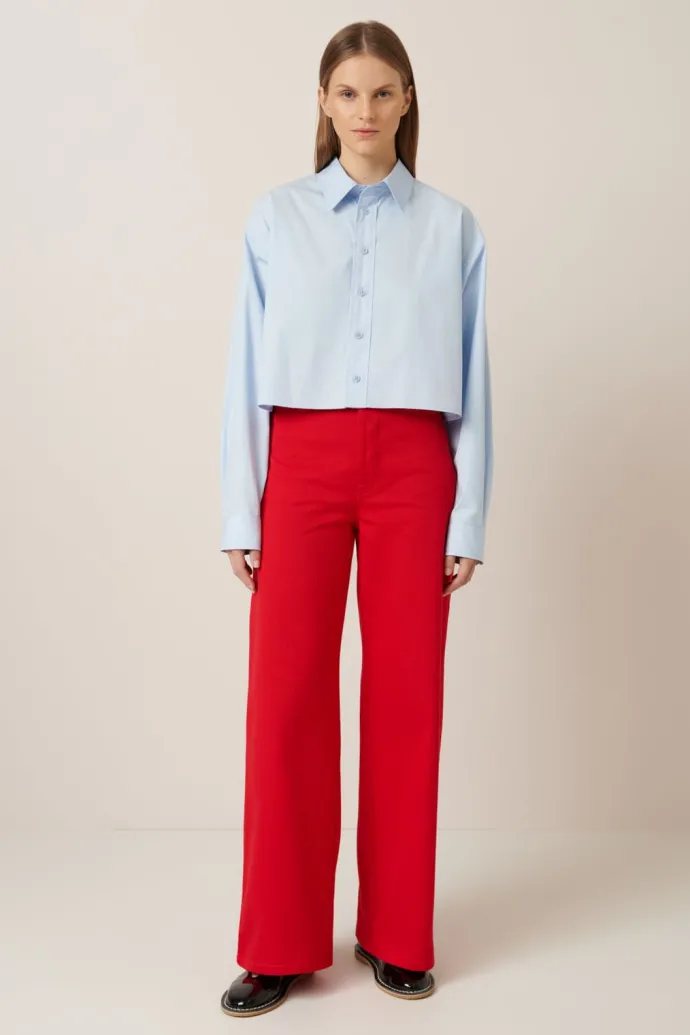Kowtow - Lauren Shirt - Sky Blue