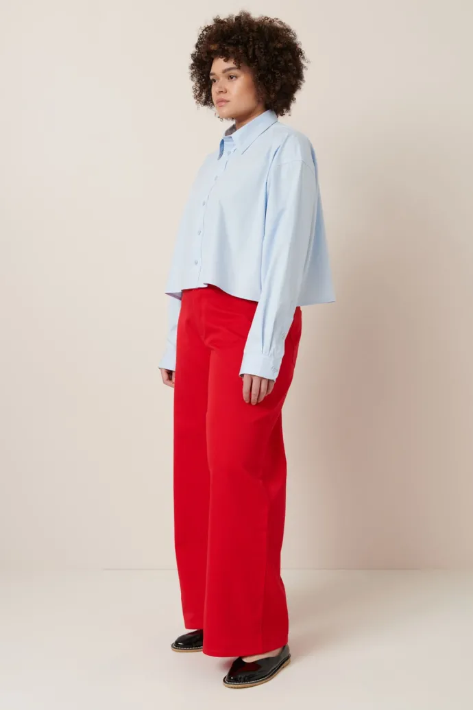 Kowtow - Lauren Shirt - Sky Blue