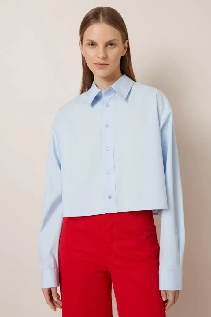 Kowtow - Lauren Shirt - Sky Blue