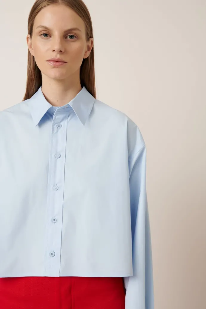 Kowtow - Lauren Shirt - Sky Blue