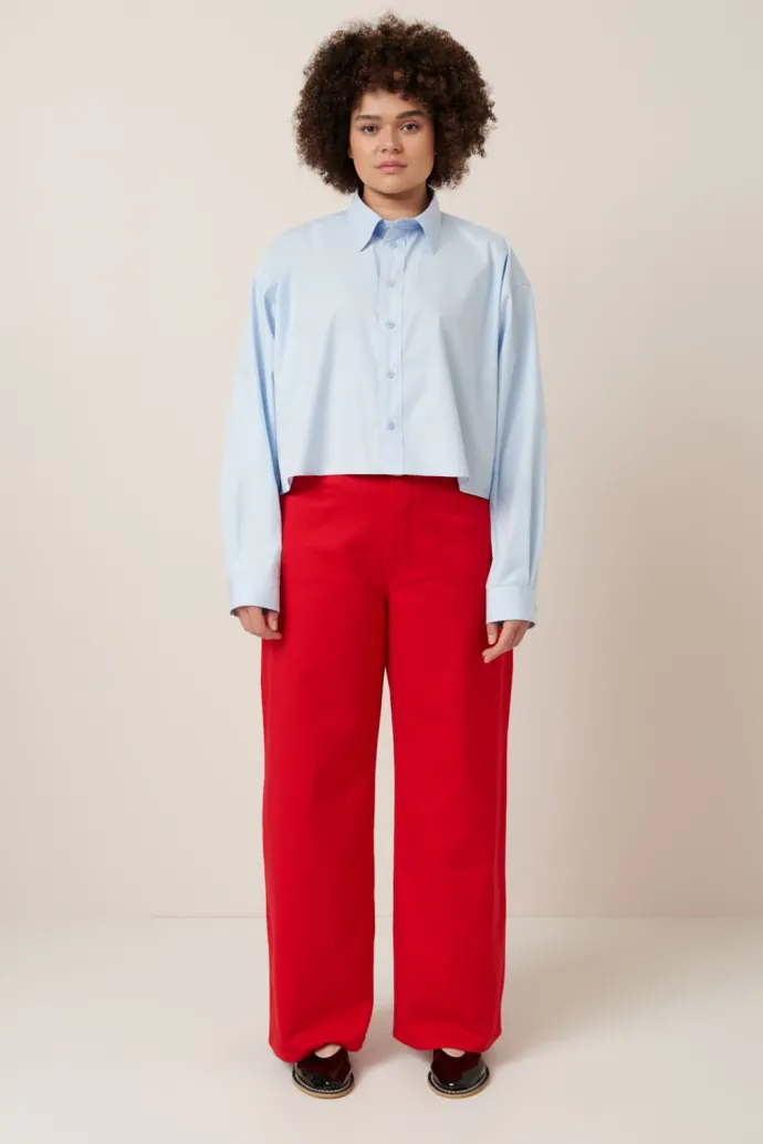 Kowtow - Lauren Shirt - Sky Blue