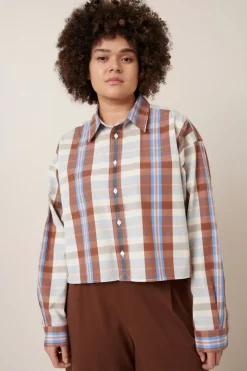 Kowtow - Lauren Shirt - Terra Check