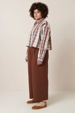 Kowtow - Lauren Shirt - Terra Check