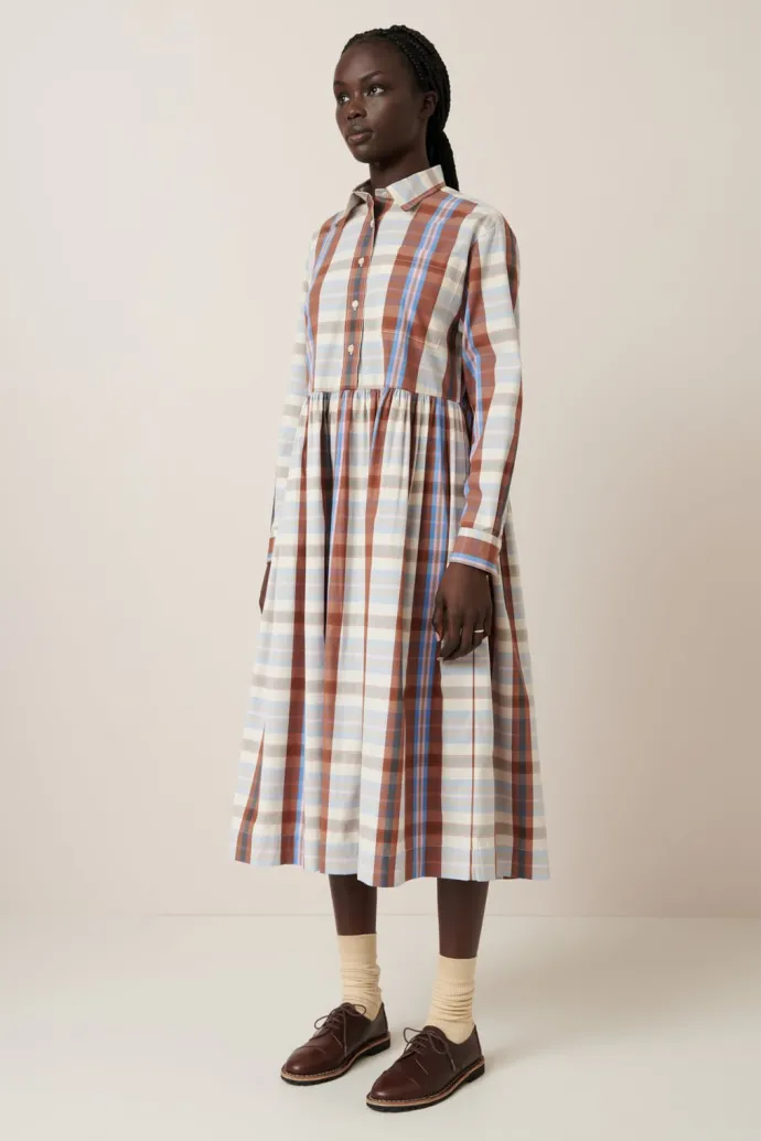Kowtow - Lee Dress - Terra Check