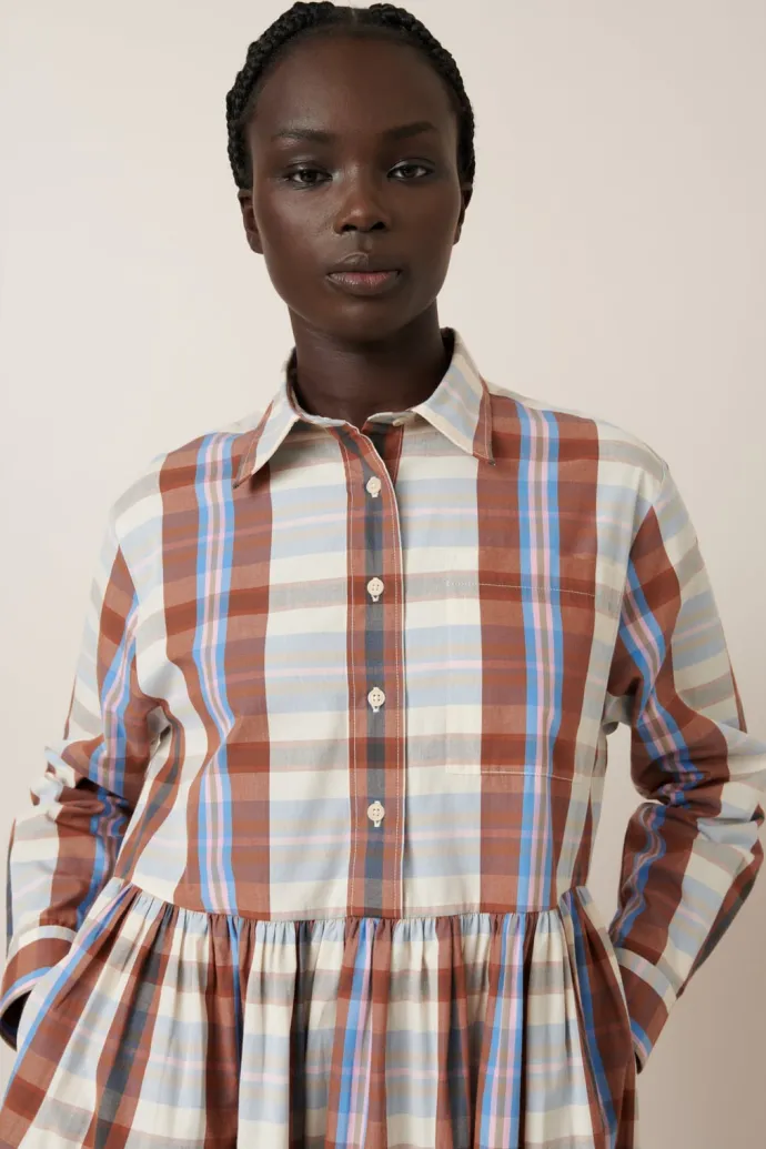 Kowtow - Lee Dress - Terra Check