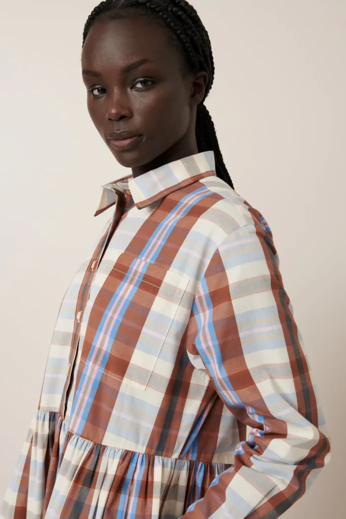 Kowtow - Lee Dress - Terra Check