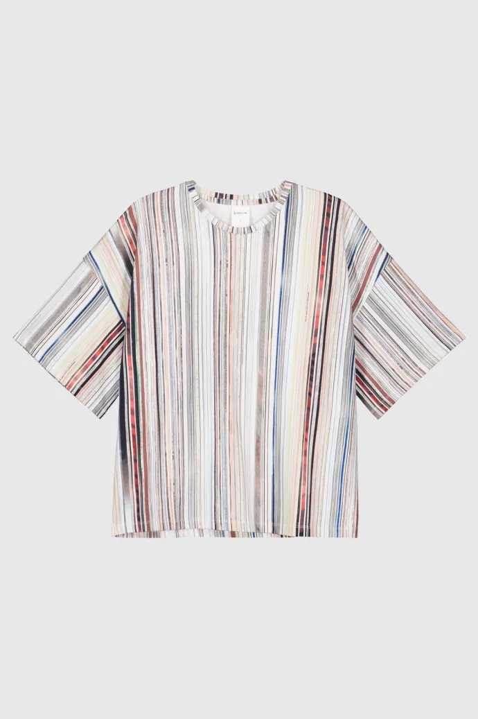 Kowtow - Library Tee - Library Stripe