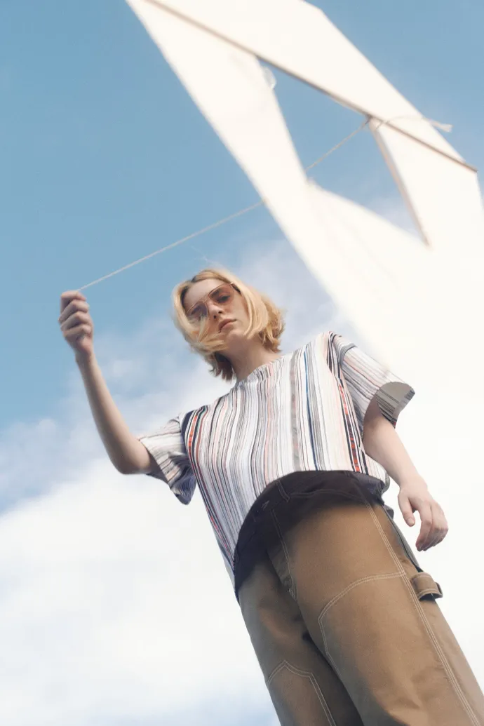 Kowtow - Library Tee - Library Stripe
