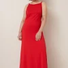 Kowtow - Low Back Dress - Red
