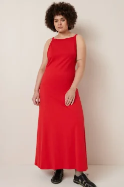 Kowtow - Low Back Dress - Red
