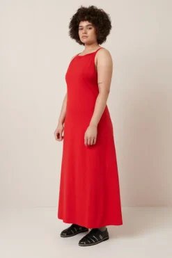 Kowtow - Low Back Dress - Red