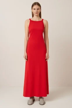 Kowtow - Low Back Dress - Red