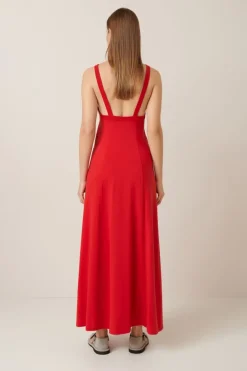 Kowtow - Low Back Dress - Red