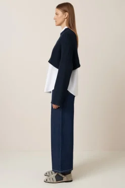 Kowtow - Reed Sweater - Indigo