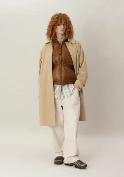 LAST ONE | Checks Downtown - Cloak Jacket - Tan