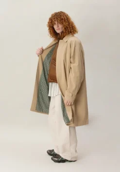 LAST ONE | Checks Downtown - Cloak Jacket - Tan