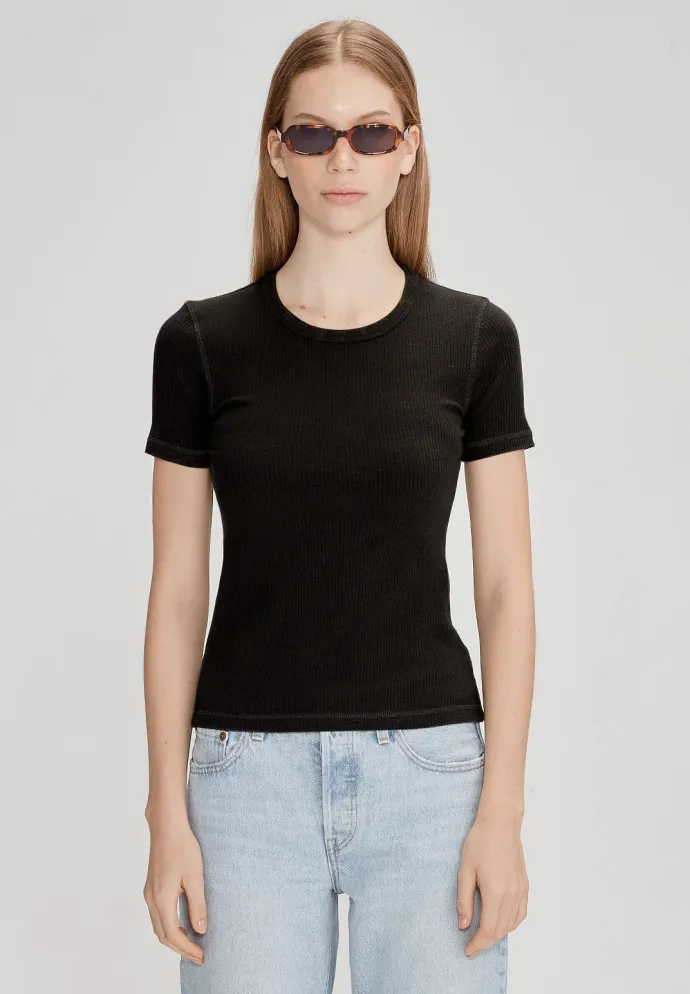 LAST ONE | Commoners - Base Ribbed SS - Black