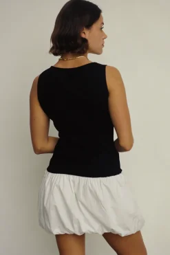 LAST ONE | Commonplace - Celebration Dress - Black/White