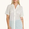 LAST ONE | Find Me Now - Harmony Checkered Mesh Button Down - White Noise