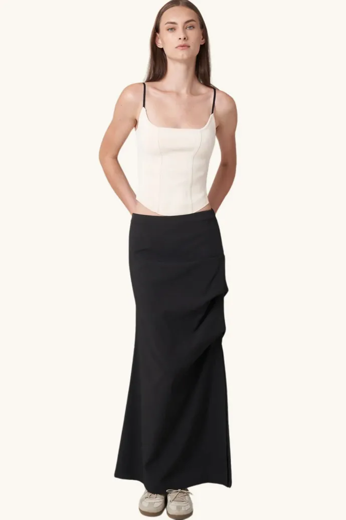 LAST ONE | Find Me Now - Orion Ruched Skirt - Night