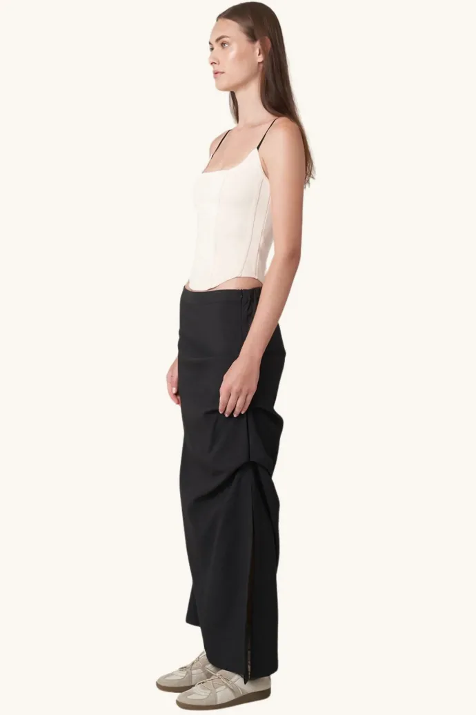 LAST ONE | Find Me Now - Orion Ruched Skirt - Night
