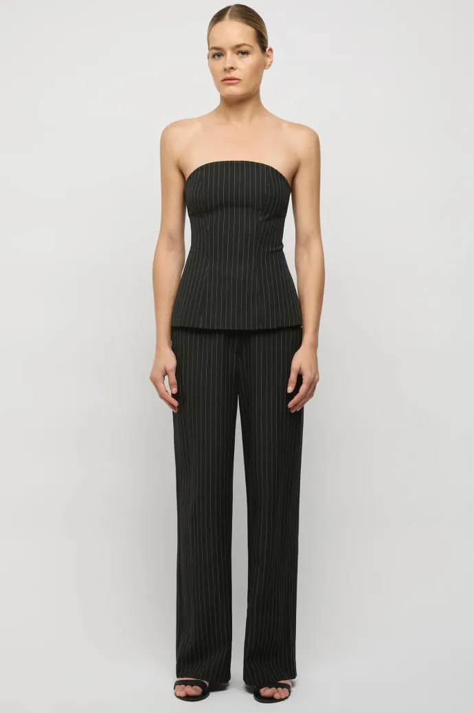 LAST ONE | Friend of Audrey - Pinstripe Top - Pinstripe