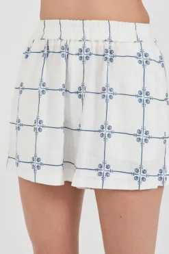 LAST ONE | Friend Of Audrey - Seashell Linen Shorts - Seashell