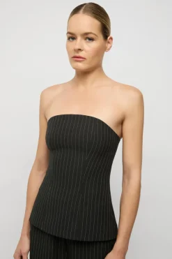 LAST ONE | Friend of Audrey - Pinstripe Top - Pinstripe