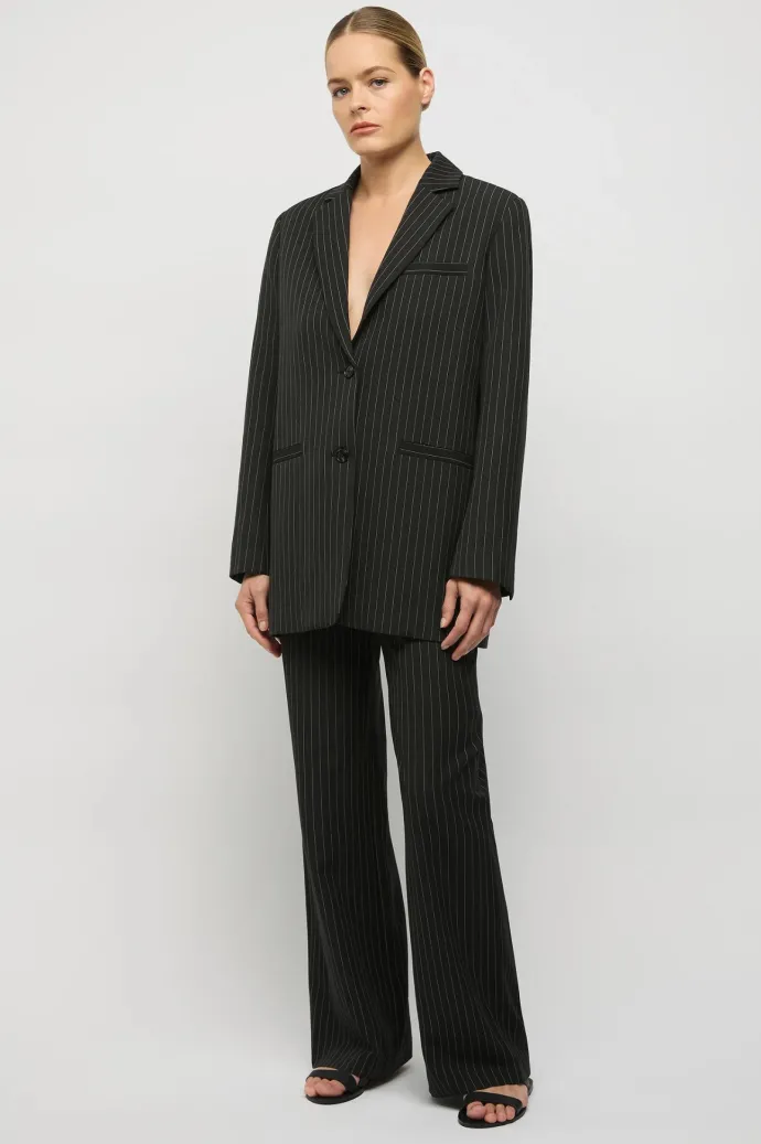 LAST ONE | Friend Of Audrey - Pinstripe Trouser - Pinstripe