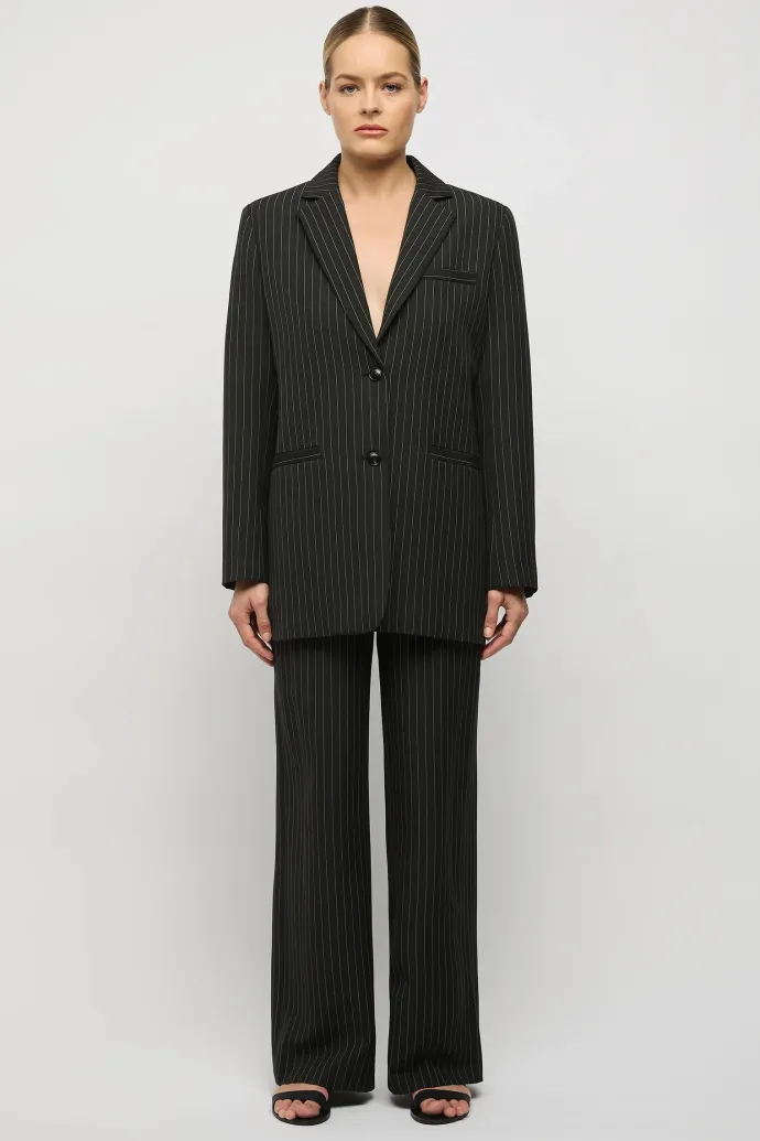 LAST ONE | Friend Of Audrey - Pinstripe Trouser - Pinstripe