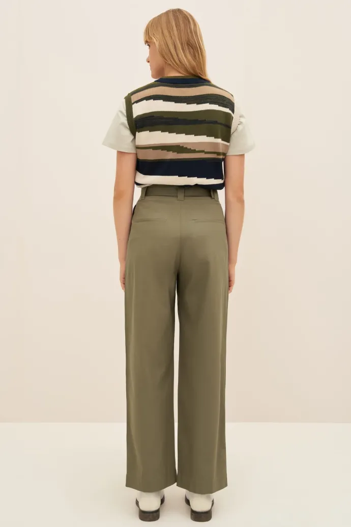 LAST ONE | Kowtow - Atlas Pant - Vetiver